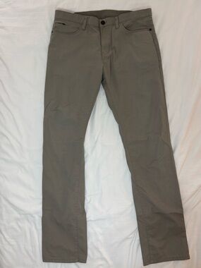 Weatherproof Khaki Straight Pants